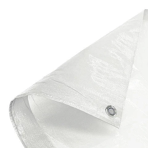 Lona Blanca tarpaulin 4 mt ancho vendido x metro lineal 