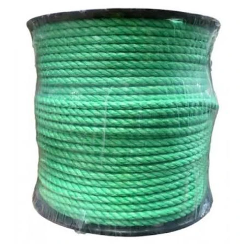 Rollo cordel plastico verde 6mm x 500mt 