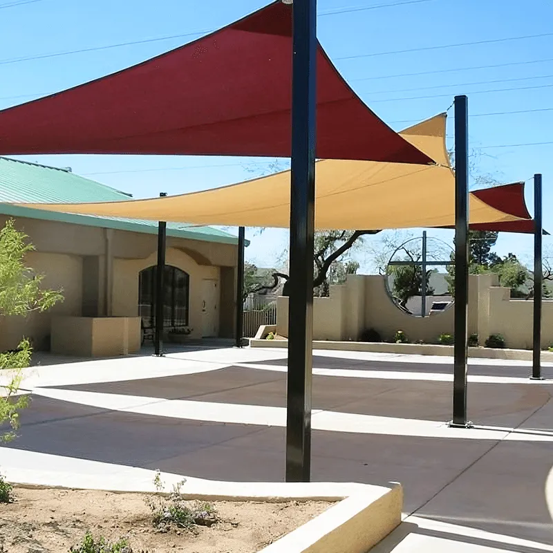 Vela 4,00 x 6,00 mt 90% HDPE Terracota Rectangular 1