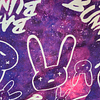 Frazada Bad Bunny Logo Galaxya