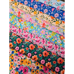 FLORAL 3 ,   Lona Oxford   8 diseños  70x50 cm 