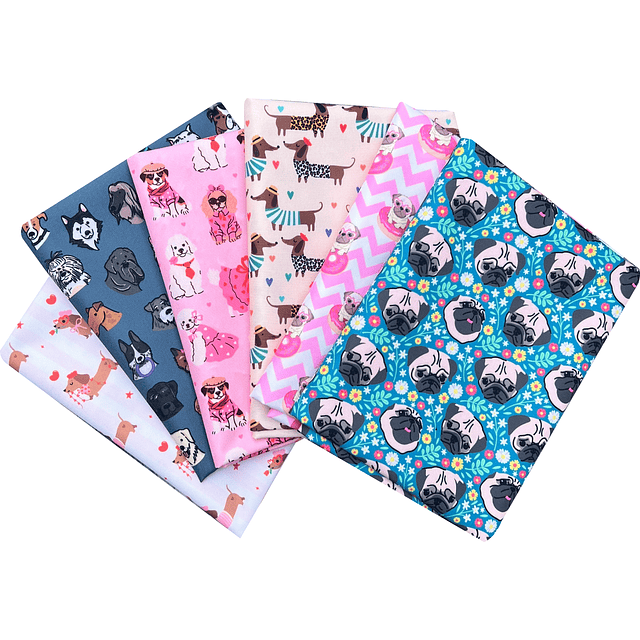 Pack DUPONT Dog 1 , 6 diseños 70x100cm - 