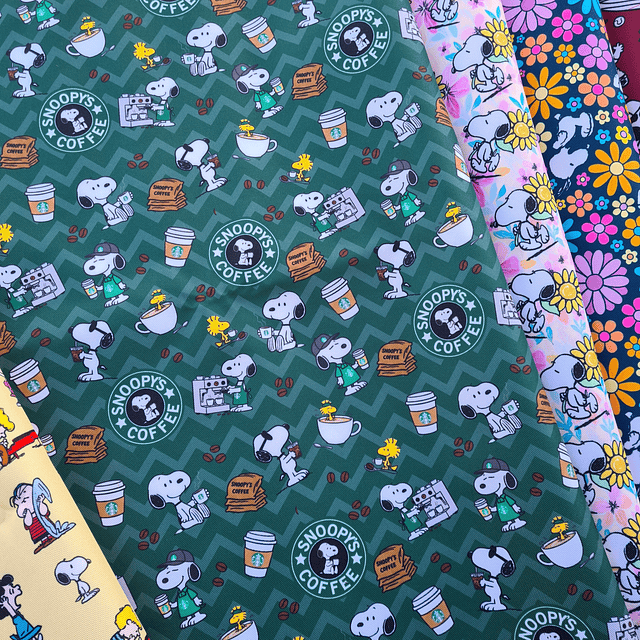 NUEVO ! SNOOPY ,   Lona Oxford   8 diseños 70x50 cm -