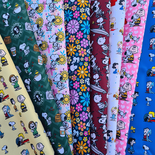 NUEVO ! SNOOPY ,   Lona Oxford   8 diseños 70x50 cm -