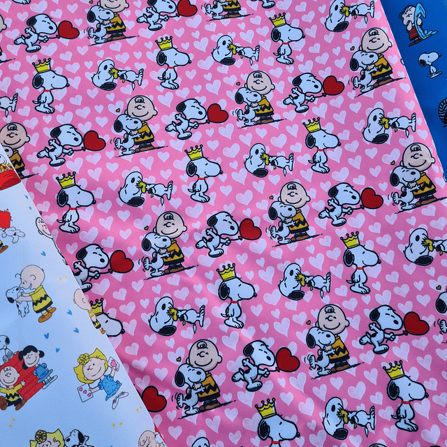 NUEVO ! SNOOPY ,   Lona Oxford   8 diseños 70x50 cm -
