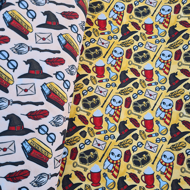 HARRY POTTER ,   Lona Oxford   10 diseños  70x50 cm- COPIAR