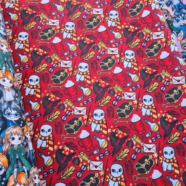 HARRY POTTER ,   Lona Oxford   10 diseños  70x50 cm- COPIAR
