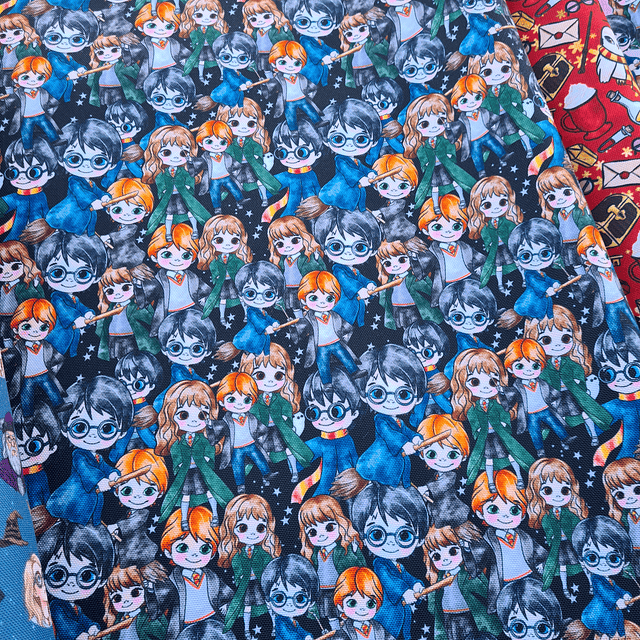 HARRY POTTER ,   Lona Oxford   10 diseños  70x50 cm- COPIAR