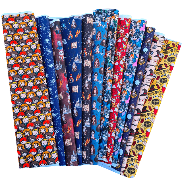 HARRY POTTER ,   Lona Oxford   10 diseños  70x50 cm- COPIAR