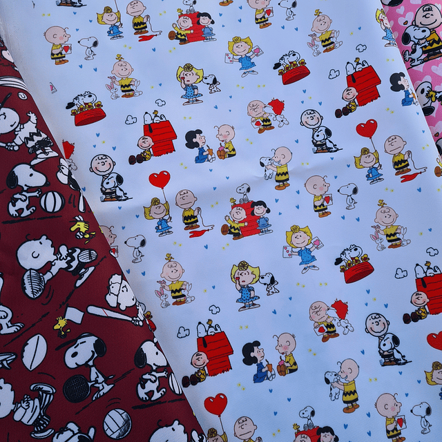 PACK  SNOOPY ,   LYCRA   8 diseños 70x50 cm