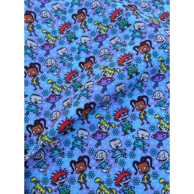 NUEVO ! CARICATURAS 90 ,   Lona Oxford   8 diseños 70x50 cm 
