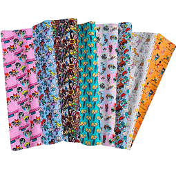 NUEVO ! CARICATURAS 90 ,  DUPONT    8 diseños 70x50 cm 