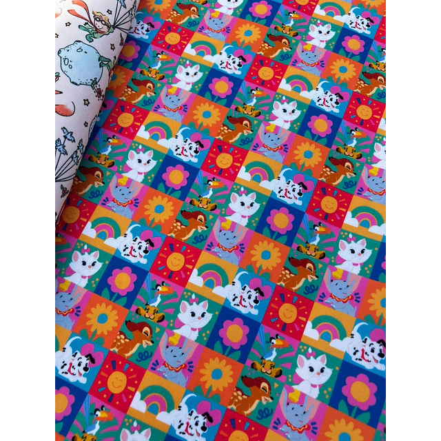 NUEVO ! CARICATURAS 6 ,   Lona Oxford   8 diseños 70x50 cm - 