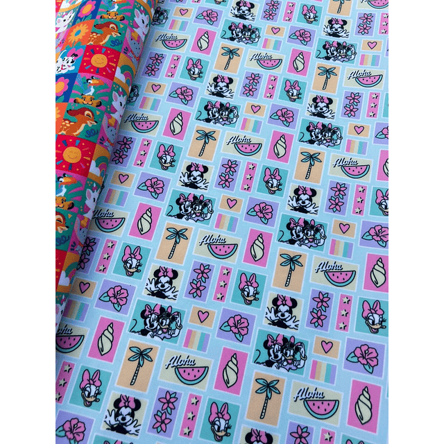 NUEVO ! CARICATURAS 6 ,   Lycra Dupont    8 diseños 70x50 cm 