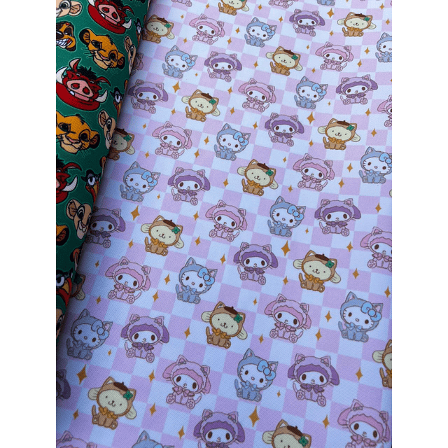 NUEVO ! CARICATURAS 6 ,   Lycra Dupont    8 diseños 70x50 cm 