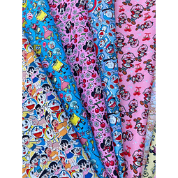 NUEVO ! CARICATURAS 7 ,  Lycra Dupont    8 diseños 70x50 cm -