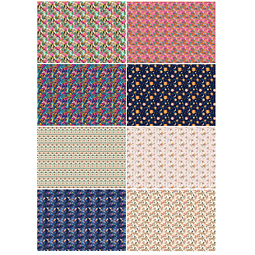 MIX 3 ,   Lona Oxford   8 diseños de 70x50 cm