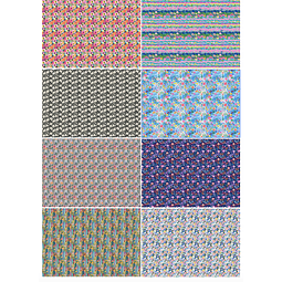 NUEVO FLORAL 5,   Lona Oxford   8 diseños  70x50 cm 