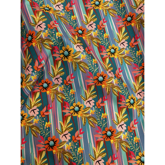 NUEVO FLORAL 5,   Lona Oxford   8 diseños  70x50 cm 