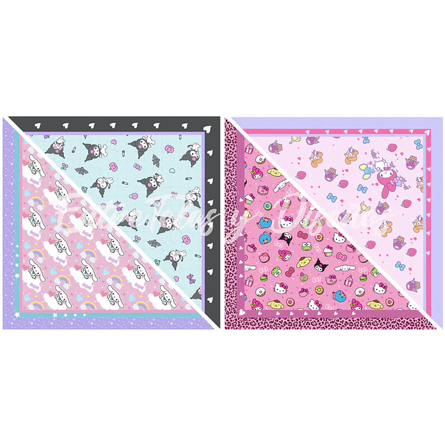 Pack Bandana INFANTIL 1 FRANELA FANTASIA