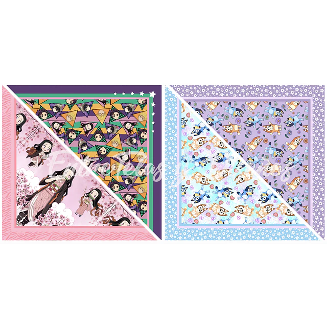 Pack Bandana INFANTIL 1 FRANELA FANTASIA