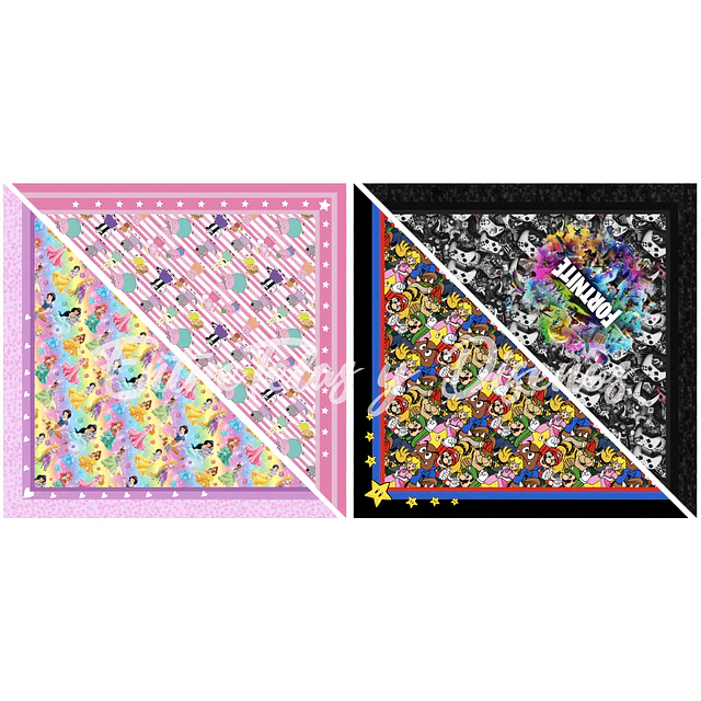 Pack Bandana INFANTIL 1 FRANELA FANTASIA