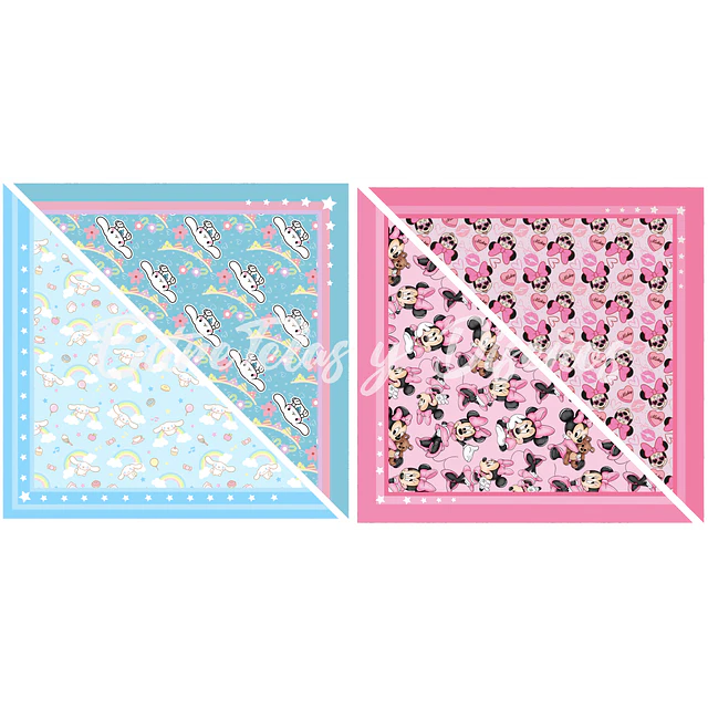 Pack Bandana INFANTIL 1 FRANELA FANTASIA