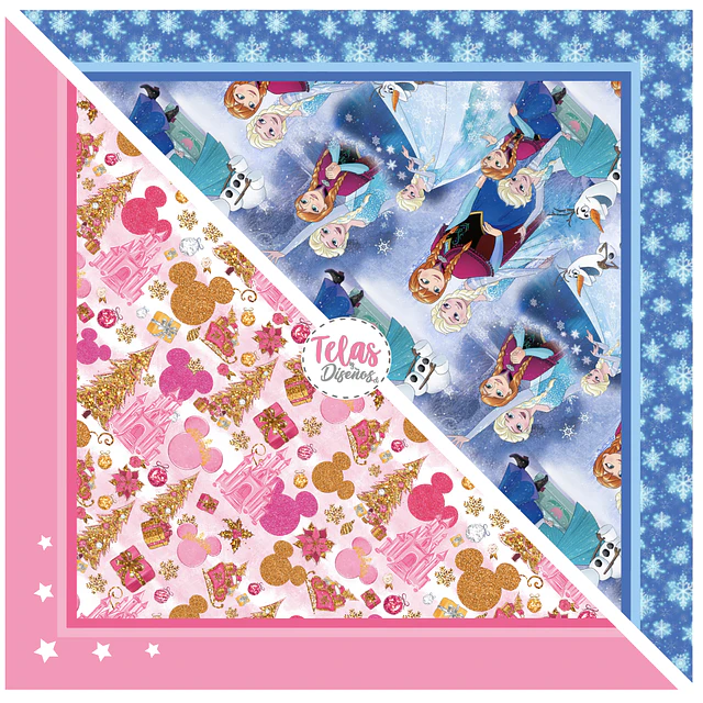Pack Bandana INFANTIL 2- FRANELA FANTASIA