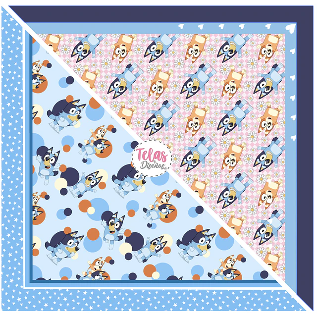 Pack Bandana INFANTIL 2- FRANELA FANTASIA
