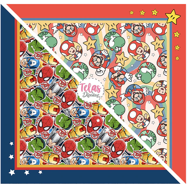 Pack Bandana INFANTIL 2- FRANELA FANTASIA