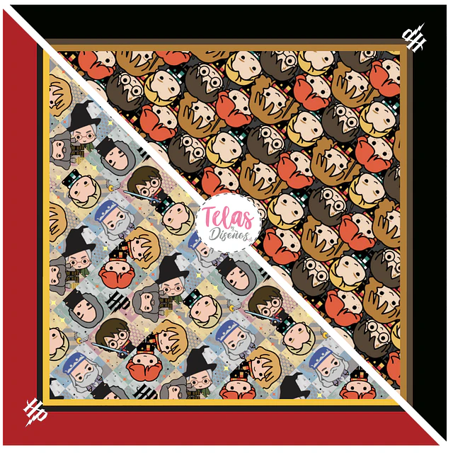 Pack Bandana INFANTIL 2- FRANELA FANTASIA