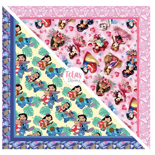 Pack Bandana INFANTIL 2- FRANELA FANTASIA