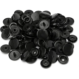 Broches Snap x 1000 unidades NEGROS