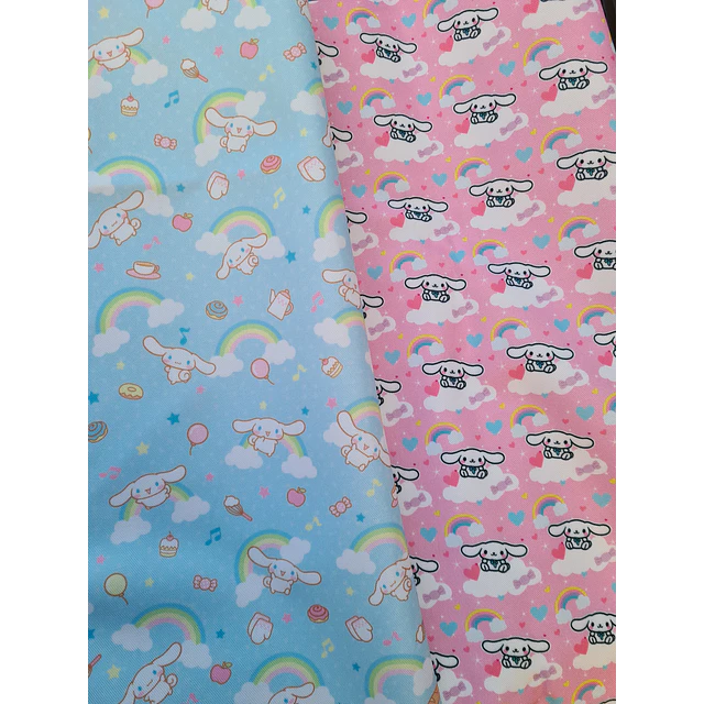 Kitty y sus amigos  ,   Lycra Dupont  10 diseños  70x50 cm - COPIA