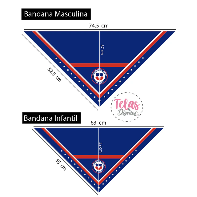  Pack Padre e Hijo /32 unidades Franela PoliAlgodón