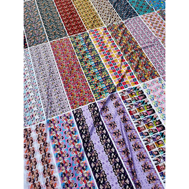  CARICATURAS 5   ( Pack Scrunchies 55 diseños)