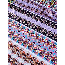  CARICATURAS 5   ( Pack Scrunchies 55 diseños)