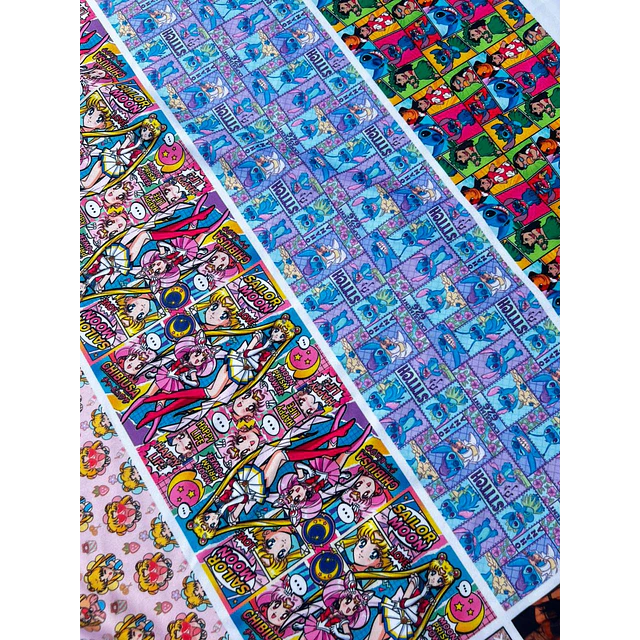  CARICATURAS 5   ( Pack Scrunchies 55 diseños)