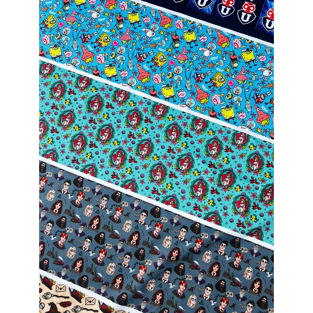  CARICATURAS 5   ( Pack Scrunchies 55 diseños)