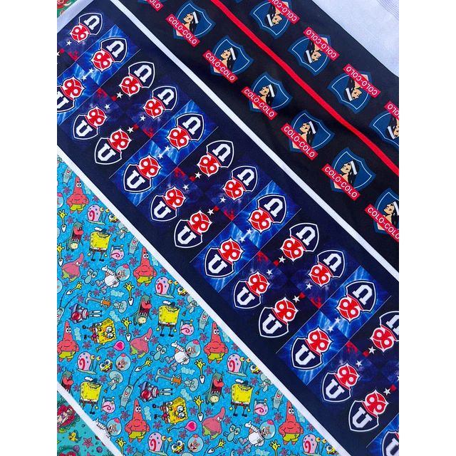  CARICATURAS 5   ( Pack Scrunchies 55 diseños)
