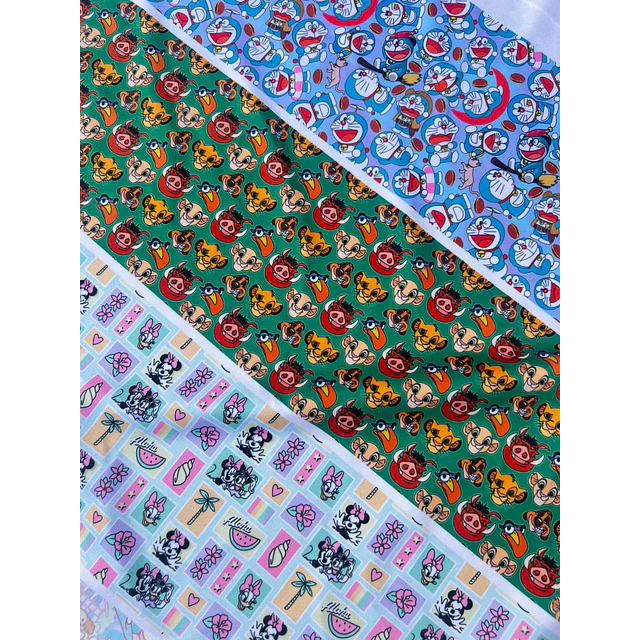  CARICATURAS 5   ( Pack Scrunchies 55 diseños)
