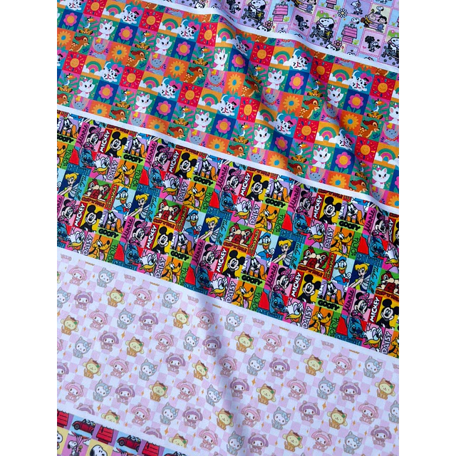  CARICATURAS 5   ( Pack Scrunchies 55 diseños)