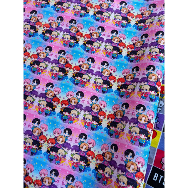 POP COREANO ,   LONA 8 diseños  70x50 cm - 
