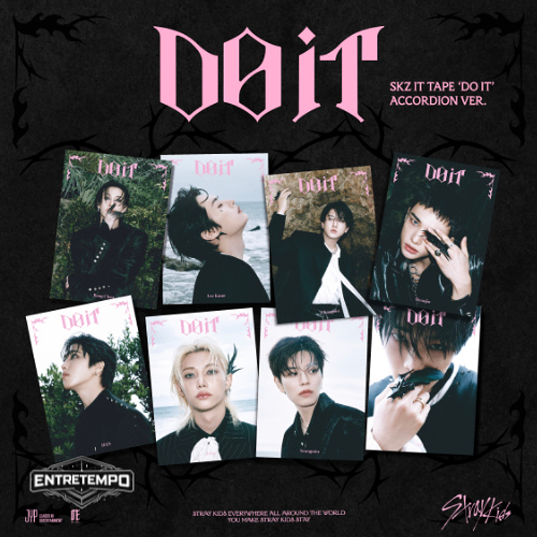 STRAY KIDS- SKZ IT TAPE 'DO IT' [ACORDEÓN VER. - PORTADA ALEATORIA] 1