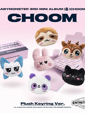 [PRE VENTA] BABYMONSTER- 3rd MINI ALBUM 춤 (CHOOM) [Plush Keyring Ver.]