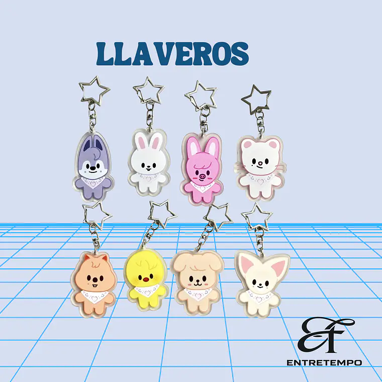 Llavero acrílico  SKZOO 1