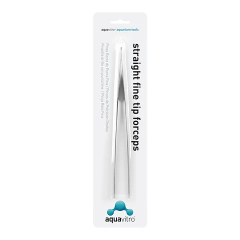 Aquavitro Pinça Reta de Ponta Fina de 25 cm