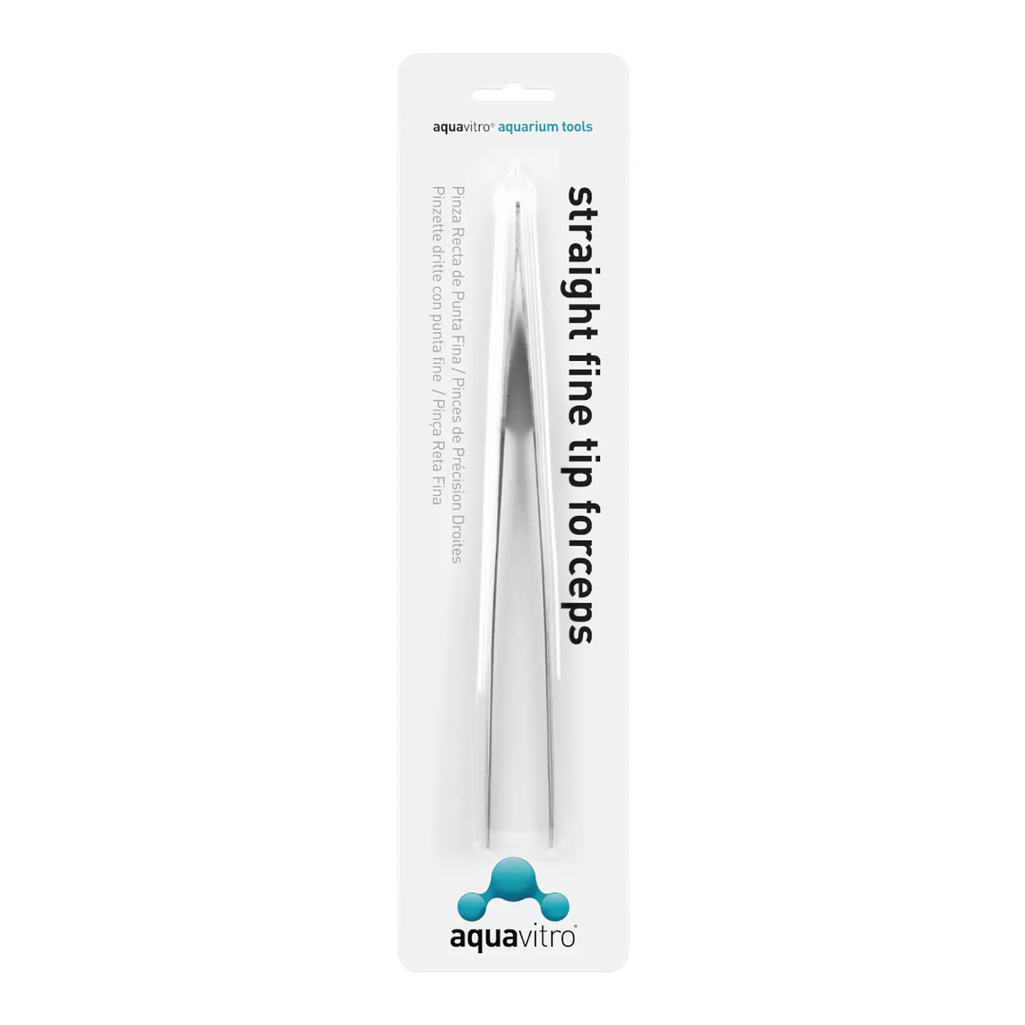 Aquavitro Pinça Reta de Ponta Fina de 25 cm 1