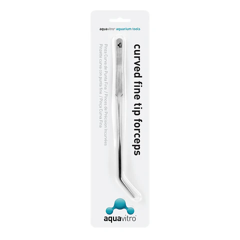 Aquavitro Pinça Curva de Ponta Fina de 24 cm