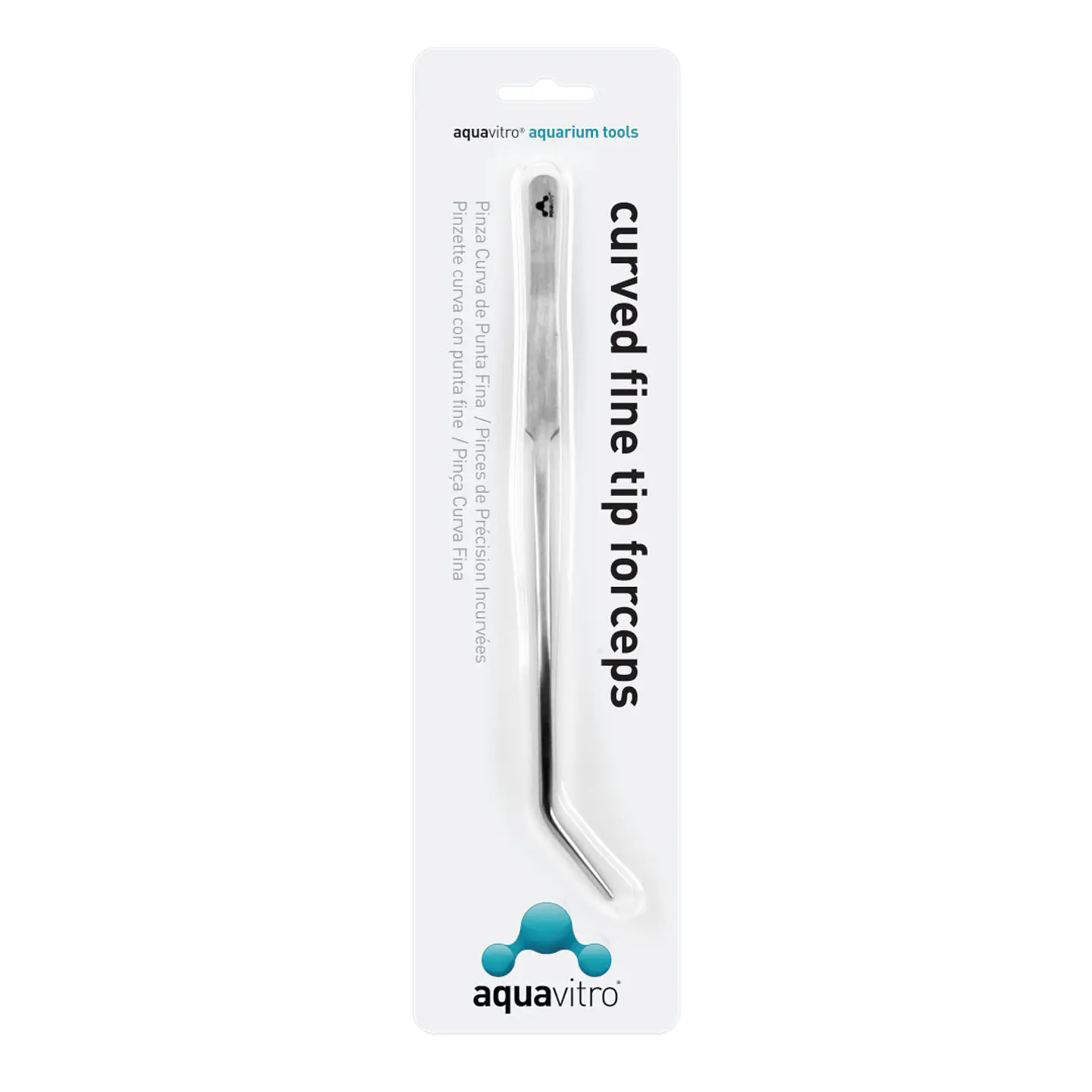 Aquavitro Pinça Curva de Ponta Fina de 24 cm 1